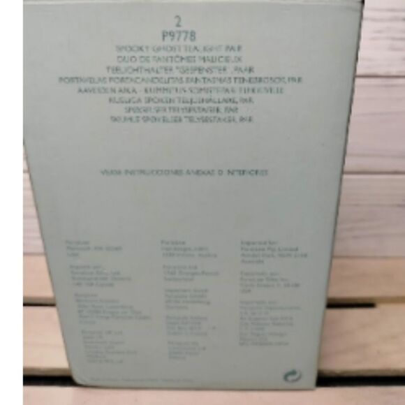 Partylite Spooky Ghost Tealight Pair NWT Halloween - Picture 11 of 12